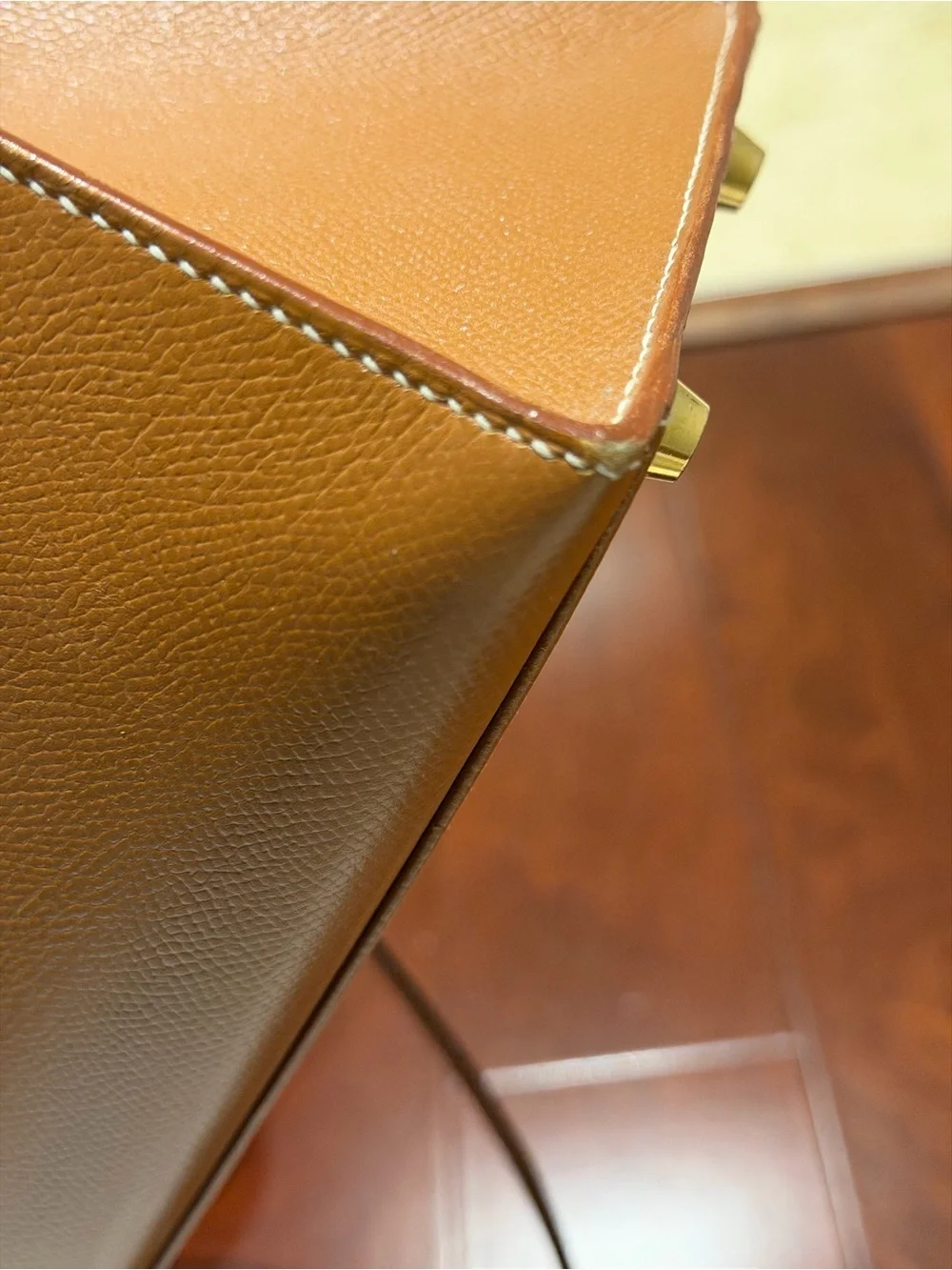Hermes Kelly 32 Gold Epsom authentic - Picture 6 of 6